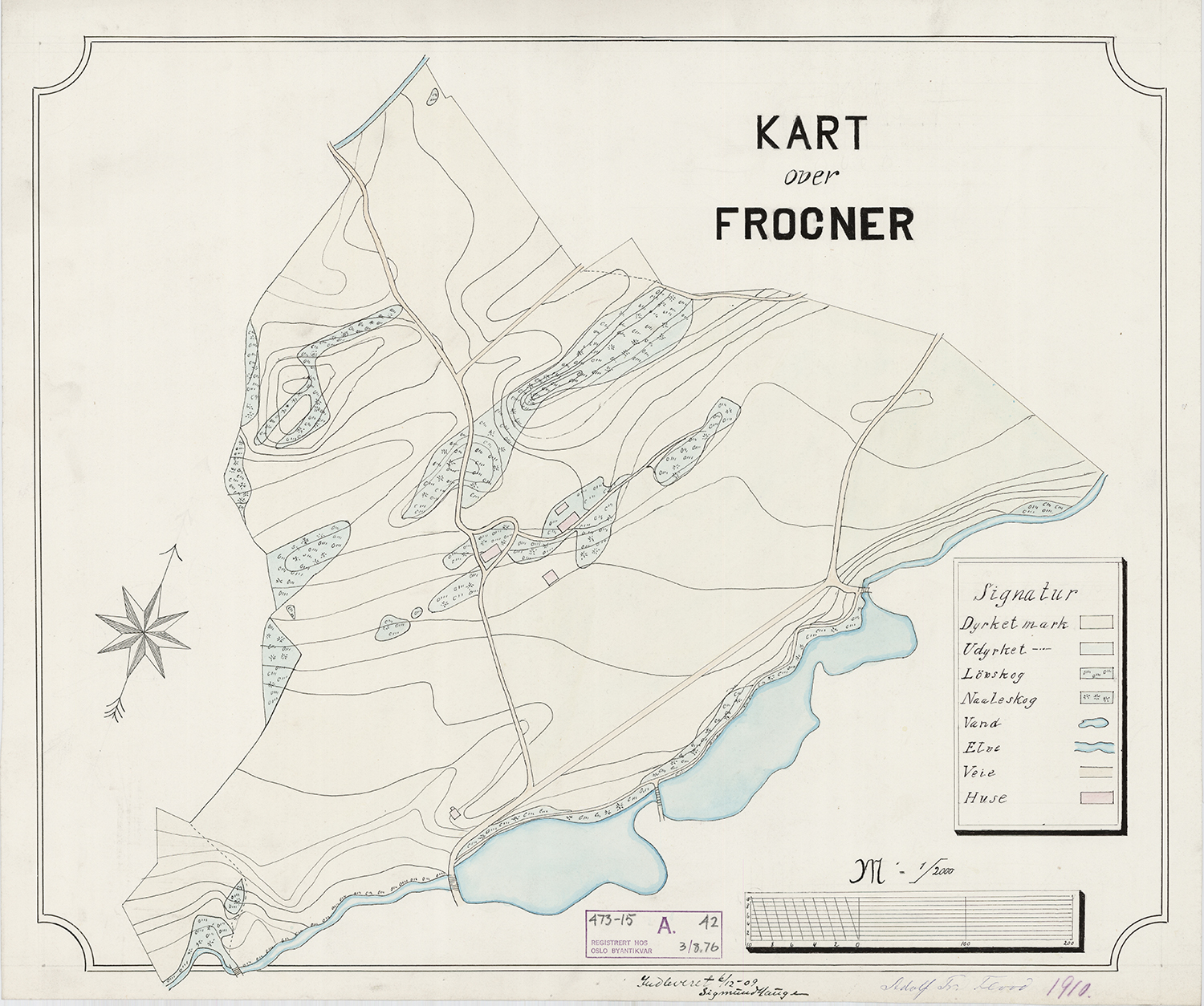 kart over frogner Frogner hovedgård